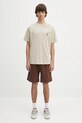 Carhartt WIP tricou din bumbac S/S Nelson T-Shirt I029949.2LPGD bej