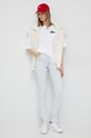 Lacoste tricou din bumbac TH0062 alb AW24