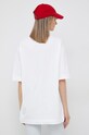 Îmbrăcăminte Lacoste tricou din bumbac TH0062 alb
