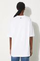 Lacoste tricou din bumbac alb TH0062