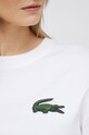 Lacoste t-shirt bawełniany TH0062 biały