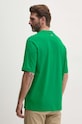 Oblečenie Bavlnené tričko Lacoste TH0062 zelená