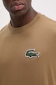 Lacoste tricou din bumbac TH0062 maro