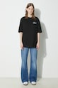 Lacoste cotton t-shirt TH0062 black AW24