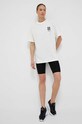 Jack Wolfskin t-shirt bawełniany 10 beżowy 1809081