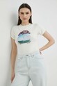 Filling Pieces t-shirt beżowy 85354619936