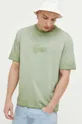 Βαμβακερό μπλουζάκι Guess Originals πράσινο