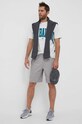 New Balance t-shirt bawełniany UT31551SAH szary UT31551SAH