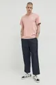 ružová Bavlnené tričko Converse