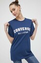 Converse t-shirt bawełniany 10024566.A14 granatowy SS23