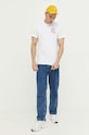 47 brand t-shirt bawełniany MLB New York Yankees BU017TMBECT581663WW biały