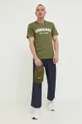 Converse t-shirt bawełniany zielony