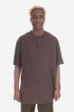 Karl Kani t-shirt bawełniany aplikacja brązowy 6037461