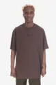 καφέ Βαμβακερό μπλουζάκι Karl Kani Unisex