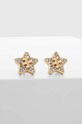 Tory Burch kolczyki Kira Pave Star Stud złoty 153667.783