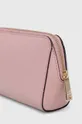 Kožna kozmetička torbica Furla 2-pack roza