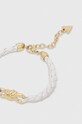 Guess bransoletka skórzana JUBB04.003JW biały SS24
