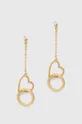 χρυσαφί Επιχρυσωμένα σκουλαρίκια Aldo LOVECHARM Γυναικεία