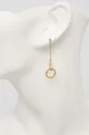 Επιχρυσωμένα σκουλαρίκια Aldo LOVECHARM χρυσαφί