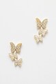 Náušnice Guess zirkonie bílá JUBE04.104JW