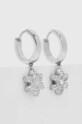 Naušnice Guess cirkonij srebrna JUBE04.149JW