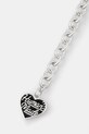 Серебряный браслет Human Made Heart Silver Bracelet HM27GD077 чёрный SS24