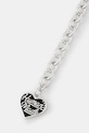 Human Made silver bracelet Heart Silver Bracelet HM27GD077 black SS24