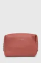 roza Kožna kozmetička torbica Coccinelle Ženski