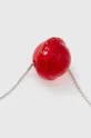 Ogrlica Fiorucci Red Lollipop Necklace crvena