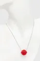 Ogrlica Fiorucci Red Lollipop Necklace Metal, Sintetički materijal