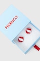 Fiorucci klipsy Red And White Mini Lollipop Earrings czerwony U01FPAJE145PT01RD02
