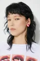 Naušnice na klipse Fiorucci Red And White Mini Lollipop Earrings Ženski