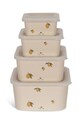 Харчовий контейнер Konges Sløjd 4-pack жовтий KS100271