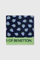 United Colors of Benetton ręcznik bawełniany 6ORG0800K.G.Seasonal granatowy SS24