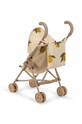 Dziewczynka Konges Sløjd wózek dla lalek KS101182 żółty