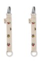 Klip / přívěšek na dudlík Konges Sløjd 2-pack 2-pack béžová KS100024