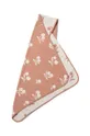Βαμβακερή πετσέτα για μωρά Liewood Alba Yarn Dyed Hooded Baby Towel μπεζ