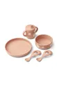 Βρεφικό σετ Liewood Ryle Printed Tableware Set ροζ