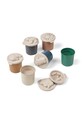 Sada jedlé modelíny Liewood Rollie Play Dough 6-Pack vícebarevná LW19024