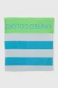 Otroška bombažna brisača United Colors of Benetton modra