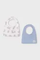 Mayoral Newborn śliniak dwustronny niemowlęcy 2-pack niebieski