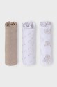 Дитяча пелюшка Mayoral Newborn 3-pack Для немовлят жовтий 19402.1B.Newborn.PPYH