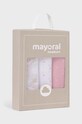 Хлопчик Дитяча пелюшка Mayoral Newborn 3-pack 19402.1B.Newborn.PPYH рожевий