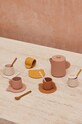 Liewood zestaw akcesoriów do herbaty dla dzieci Kourtney Tea Set beżowy LW14861