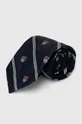 tmavomodrá Hodvábna kravata Polo Ralph Lauren Pánsky