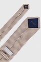 Hodvábna kravata Michael Kors MK0DT00079 béžová SS24