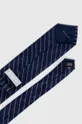 Hodvábna kravata Michael Kors tmavomodrá