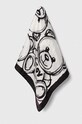 Moschino poszetka jedwabna biały M5761.50347