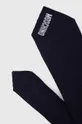 Svilena kravata Moschino mornarsko modra