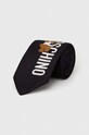 Moschino krawat jedwabny czarny M5766.55059